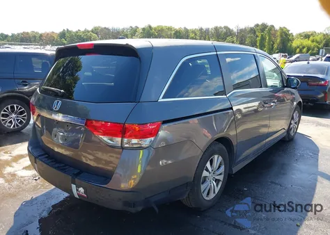 2016 Honda Odyssey Ex-L из США, поврежденный, VIN 5FNRL5H63GB060564